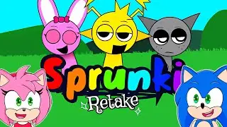 SPRUNKI BUT BETTER... Sonic and Amy play SPRUNKI RETAKE