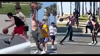 Nobody can guard this 42 year old - RIDICULOUS HANDLES, PASSES, & JELLY LAYUPS!