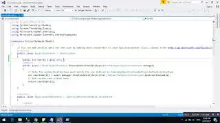 Add custom Column in AspNetUsers table using defaultconnection New Register in visual studio 2015