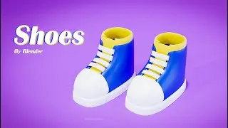 #3d Shoes Speed art | 3d Blender