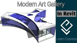 Modern Art Gallery design in revit || by Er.B.Nijithkumar