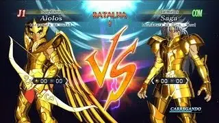 Saint Seiya: Brave Soldiers: Aiolos vs Saga