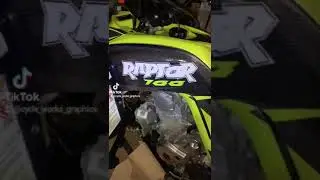 Raptor 700R with custome made graphics
