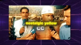 yellow nostalgic cc ; after effects edit tutorial