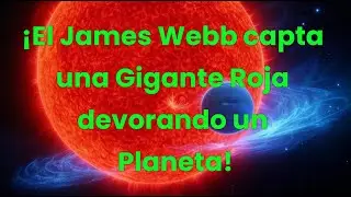 ¡El James Webb capta una Gigante Roja devorando un Planeta!