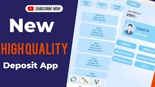 New High Quality Deposit App , Package System, Investment App kodular , niotron App 2023