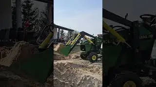 Homemade Front Loader for Lawn Tractor #diy #lawnmower #homemade #garden