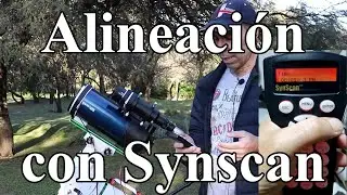 Paso a paso, como alinear utilizando mando Synscan