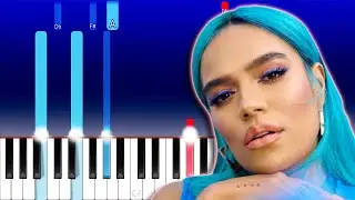 KAROL G - Mientras Me Curo Del Cora (Piano Tutorial)