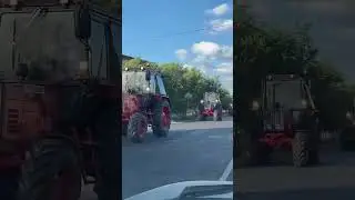Передача тракторов BELARUS.