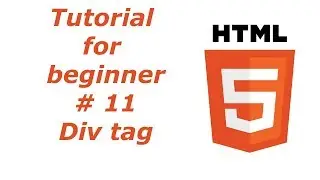 HTML5 Tutorial 11 - Using div Tags to Layout header navigation section and footer | BTT