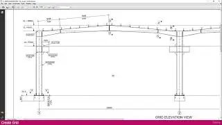 Create Grid and Column in Tekla Structure