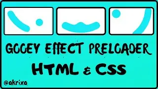 Gooey Effect Preloader Using Simple CSS3 | [HTML & CSS]