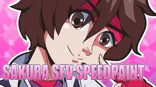 Sakura Kasugano Speedpaint (Street Fighter V)