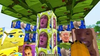 Minecraft but every texture is a meme