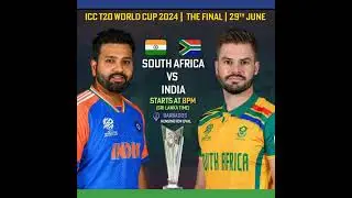 Final 🏆South Africa 🇿🇦 v India  icc T20 Word cup 2024
