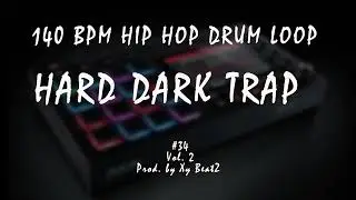 140 BPM Dark Trap Drum Loop | Drum Stems #34 Vol. 2 | Independent