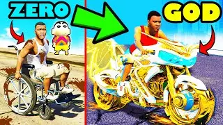Franklin Upgrading BIKES to GOD BIKES in GTA 5 | SHINCHAN and CHOP