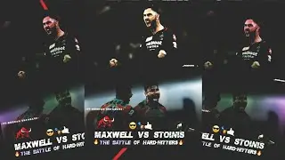 Glenn Maxwell Vs Marcus Stoinis 🔥The Battle of Hard-Hitters🤩