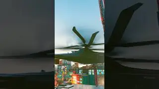 Cyberpunk 2077 - Arasaka Valgus Helicopter at Atlantis Bar