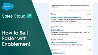 How to Sell Faster with Sales Cloud Enablement  | Salesforce