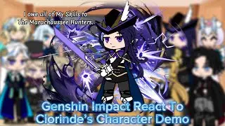 Genshin Impact React To Clorinde’s Character Demo || Genshin Impact || Gacha Reaction.