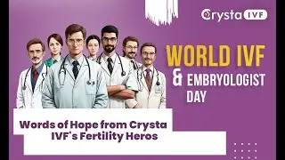 Heartfelt Message by Crysta IVF Team | World IVF & Embryologists Day #ivfcenter #ivfclinic