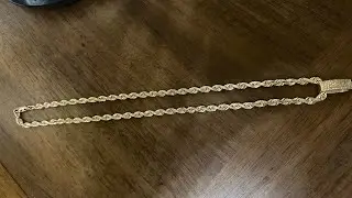 14k 6mm rope chain