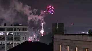 Worcester July 4th Fireworks At Worcester Red Sox Game (View From US District Courthouse)