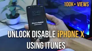 How to unlock disabled iPhone via iTunes
