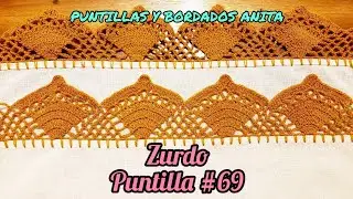 PUNTILLA #69 - PARA ZURDOS 🎄 CAMPANAS NAVIDEÑAS - VUELTA Y VUELTA #crochet #tutorial #merrychristmas