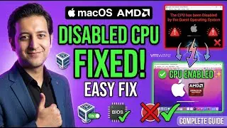 Fix "The CPU has been Disabled by the Guest Operating System macOS AMD" Error