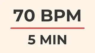 🔥 70 BPM Metronome – Perfect Beat for Timing & Groove (5 Min)