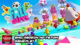 Fall Guys Gameplay on AMD Radeon HD 7670M
