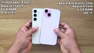 Apple vs Samsung Speed Test 😱 iPhone 15 vs Galaxy S24