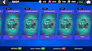 UPDATE FREE 10 DEAD MEGA BOXES!! 😱🔥LEGENDARY GIFTS!! BRAWL STARS NEW UPDATE!!