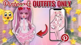 RECREATING Pinterest Outfits For *EVERY THEME* In Dress To Impress!! (Roblox)