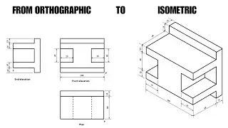TD - More Examples on Conversion From Orthographic to Isometric (Part 1) 