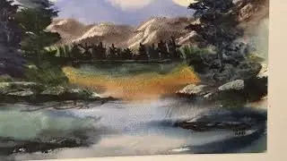 Back to Fabriano Studio watercolor painting
