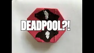 Create DEADPOOL'S FACE with Origami in Minutes!