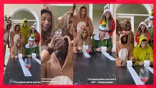 Tayler Holder Mian Twins Markell Washington Kelianne Stankus Chase Mattson Having Fun W Xmas Pjs