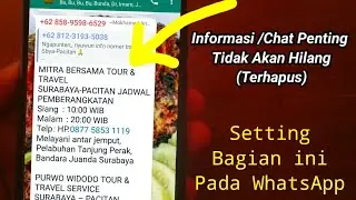 Cara Membuat Pesan Berbintang  Pada WhatsApp Agar Informasi Penting Tidak Terhapus