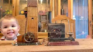 Doll et Cie Feuerwehr-Steigerturm #770 und Dampfmaschine