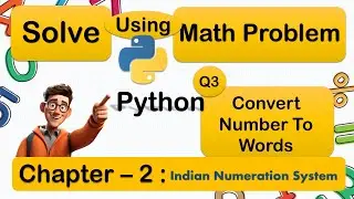 Python Program to Convert Number to Words | Using num2words Module