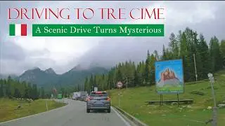Driving to Tre Cime in Dense Fog – A Scenic Road That Vanished into White