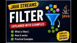 Java Stream filter() Explained | Filter Data Easily (Beginner Tutorial)