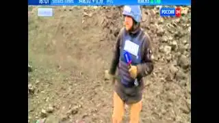 Мегаворонка после ночного взрыва в Донецке