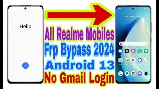 All Realme Android 13 Frp Bypass | New Trick 2024 | No Pc/Bypass Google Account Lock 100% Working