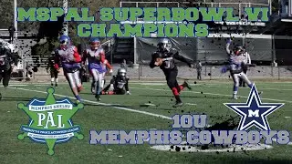 Pal Super Bowl VI | 10u | Memphis Giants vs Memphis Cowboys