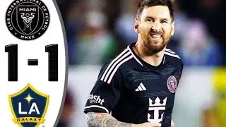 Inter Miami vs LA Galaxy 1-0 Highlights & All Goals 2024 _ Messi Goal